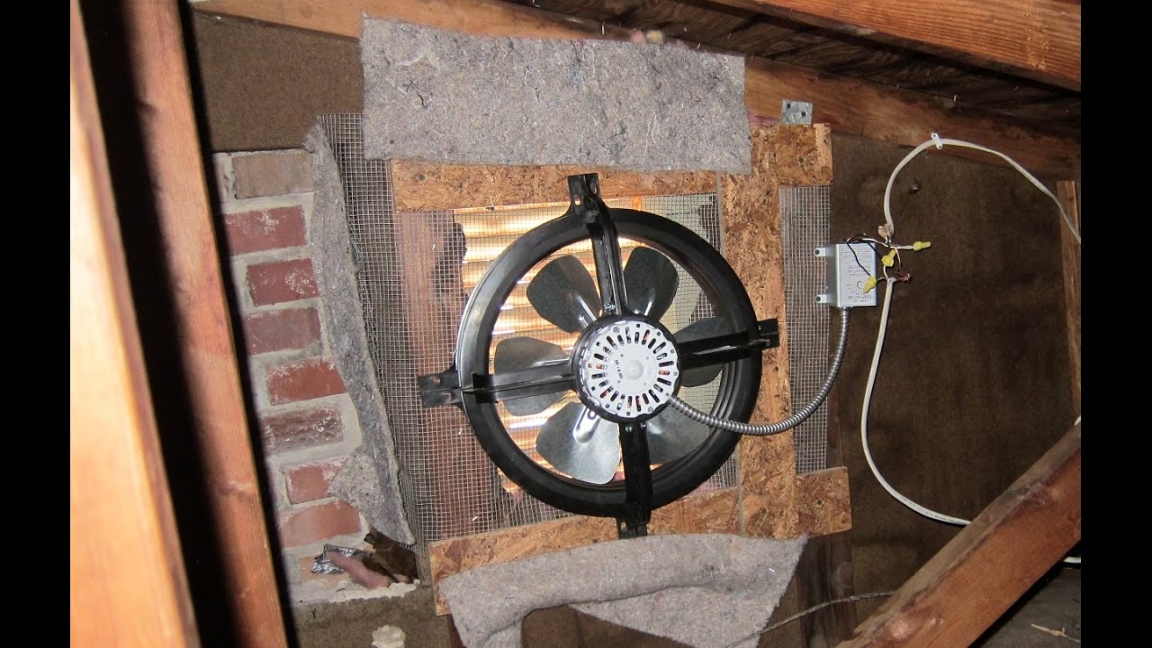Installing a Ceiling Fan in the Attic Installing a Ceiling Fan in the Attic
