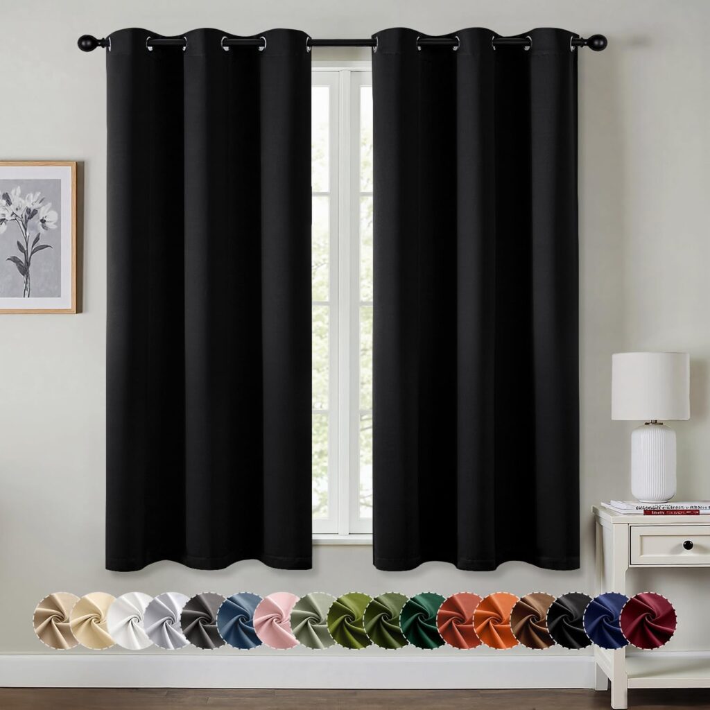 MIULEE Insulated Blackout Curtains — 2 Panels