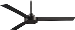 Minka-Aire F524-CL Roto 52 Inch Ceiling Fan 3 Blades in Coal Finish