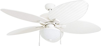 Honeywell Ceiling Fans 50511-01 Inland Breeze Ceiling Fan, 52-Inch, White