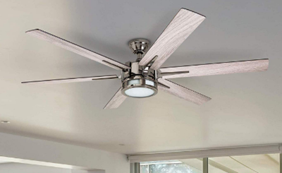 Honeywell Ceiling Fans 51035-01Kaliza Modern LED Ceiling Fan with Remote Control, 6 Blade Large