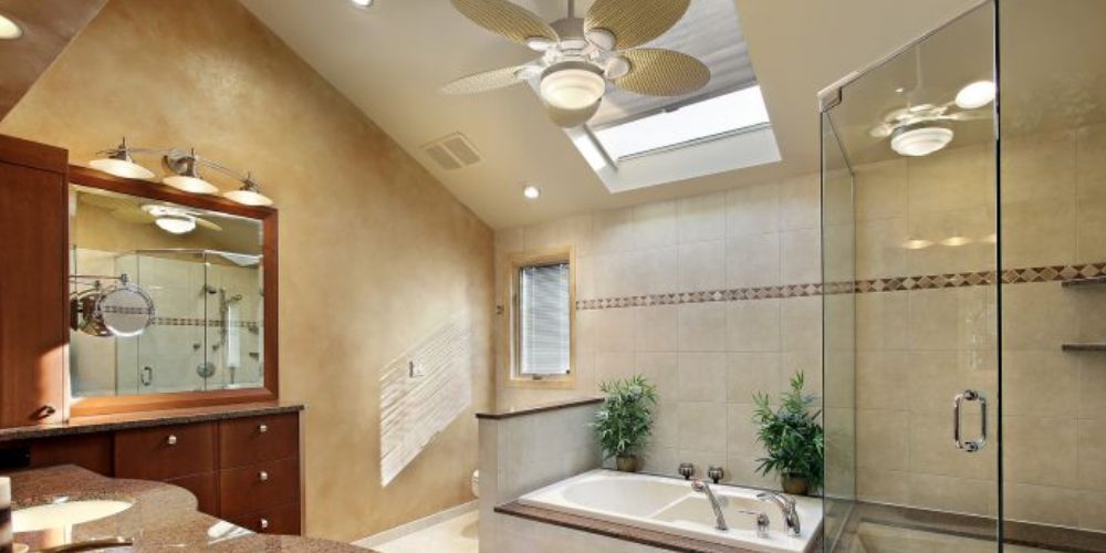 How to Ventilate a Bathroom Without Windows ceiling fan