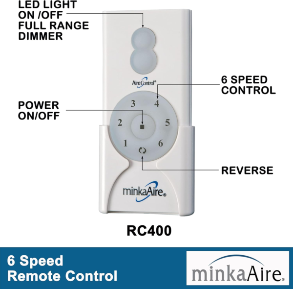 Minka-Aire F896-65-CL Xtreme H2O 65 Inch Outdoor Ceiling Fan with DC Motor - Image 6