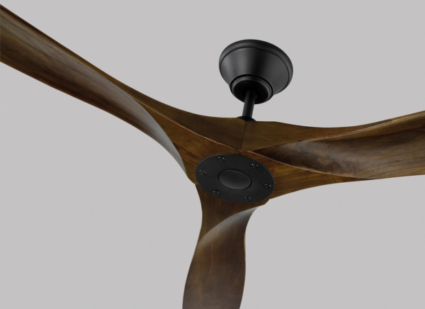 3MAVR70BK Maverick Max Energy Star 70'' Outdoor Ceiling Fan with Remote Control, 3 Balsa Wood Blades, Matte Black - Image 3