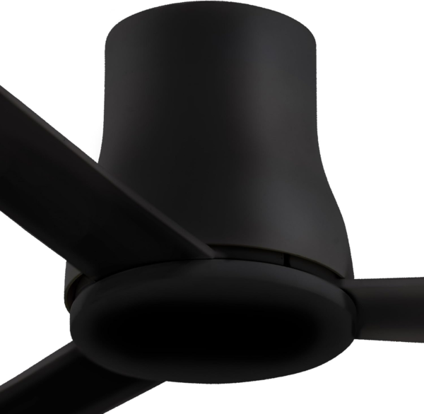 Minka Aire F874-CL Simple Flush 60" Outdoor Hugger Ceiling Fan with Remote Control in Coal Finish - Image 3