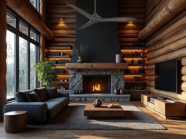 Minka Aire Vapor 60" Six-Speed Ceiling Fan in Coal Black Finish with Toned Koa Blades with Remote Control, F662-CL/TK - Image 8